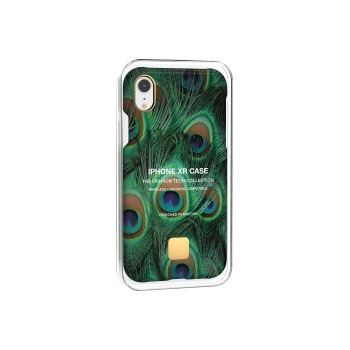 Happy Plugs Etui na iPhone'a XR z motywem pawia