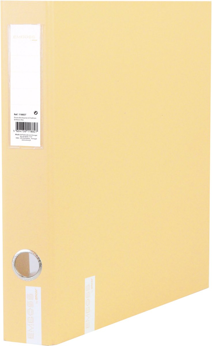 Segregator kołowy Ancor emboss dry a4 2r d-30mm musterd - an-118803
