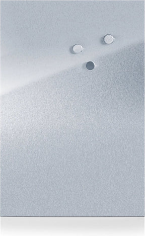 Zeller magneetbord metaal present - zilver - magnetisch