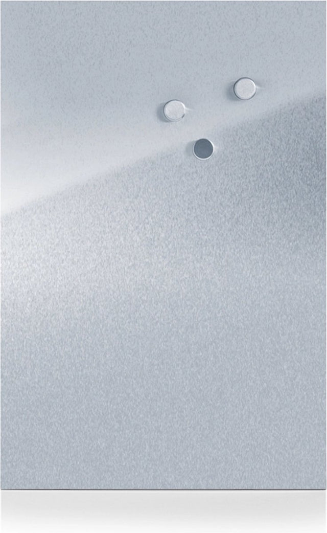 Zeller magneetbord metaal present - zilver - magnetisch