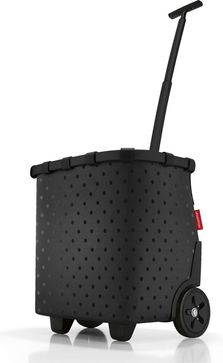 Wózek na zakupy Reisenthel carrycruiser - 40 l - rama w błyszczące kropki w kolorze czarnym