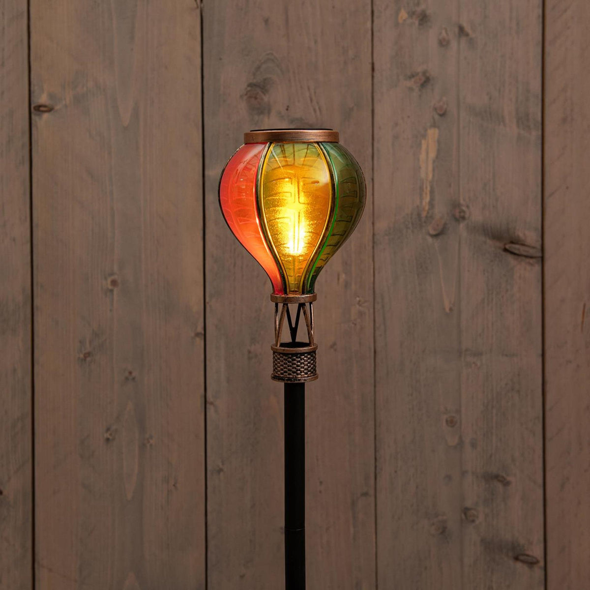 Kolekcja Anny Balon solarny na wtyczkę z efektem płomienia 12LED 11x57cm