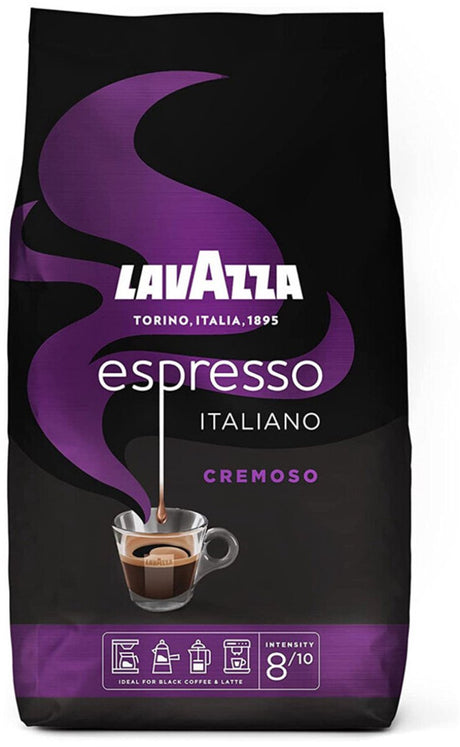 Kawa ziarnista Lavazza espresso italiano cremoso - intensywność 8 10 - 1 kg