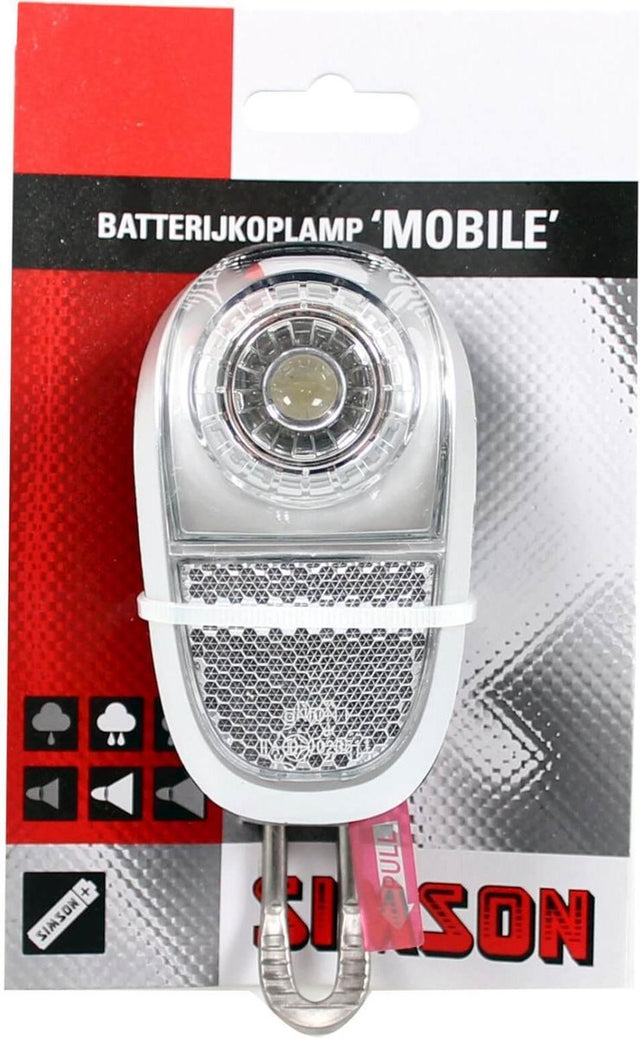 Simson Front Fork LED LED Black w tym. Baterie na mapie