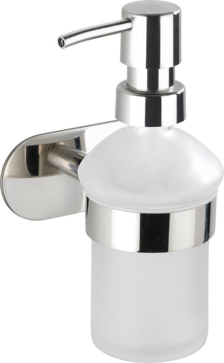 Dozownik mydła Wenko turbo-loc® 200ml orea stal nierdzewna połysk - pompka do mydła - montaż bez wiercenia - samoprzylepny - 10 lat gwarancji