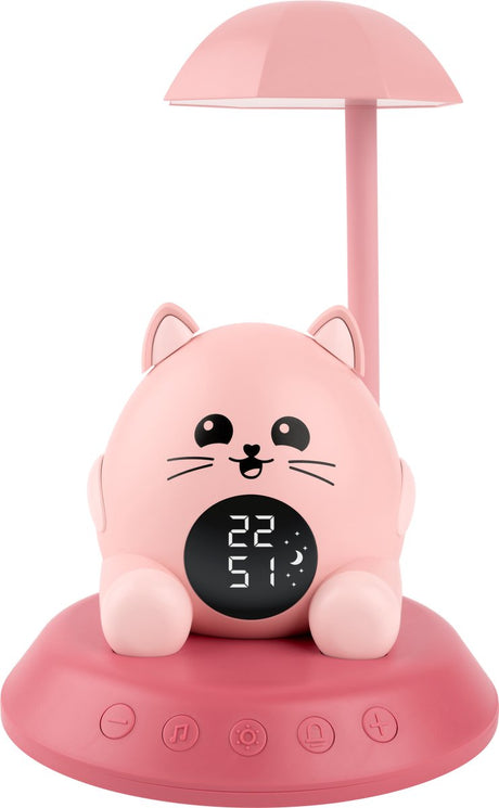 Bigben hibuddies hibuddies lampka nocna budzik z efektami dźwiękowymi dla dzieci - słońce kota - trener snu