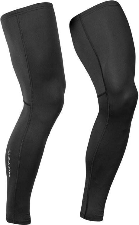 Gripgrab - Ocieplacze na nogi UPF 50+ UV Protect letnie rowerowe rękawy na nogi z ochroną UV - unisex - czarne