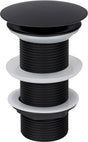 Differnz afvoerplug mat zwart - always open mix match - maat: l - ã˜ 72 mm