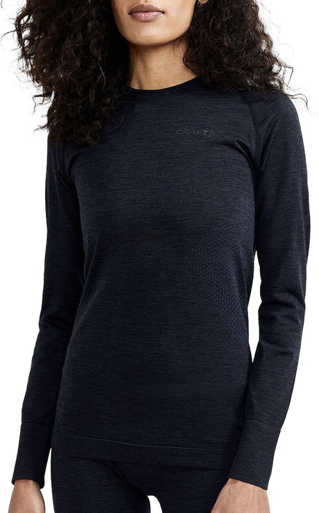 Damska koszulka termoaktywna Craft Core Dry Active Comfort ls w - czarna