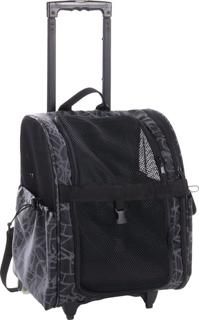 Wózek dla psa Flamingo smart city - czarny - 32 x 29 x 52 cm