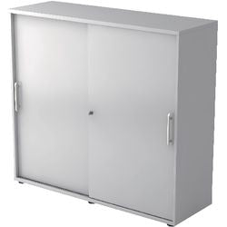 Młotek do szafek z drzwiami przesuwnymi Bach 1753s re melamina 120x40x110cm szary
