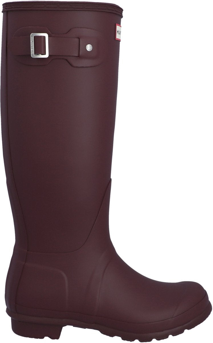 Hunter womens original tall boot dames regenlaarzen - bordeaux rood