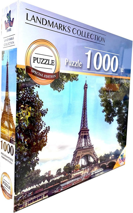 Puzzle Braet z zabytkami świata - Wieża Eiffla 1000 elementów