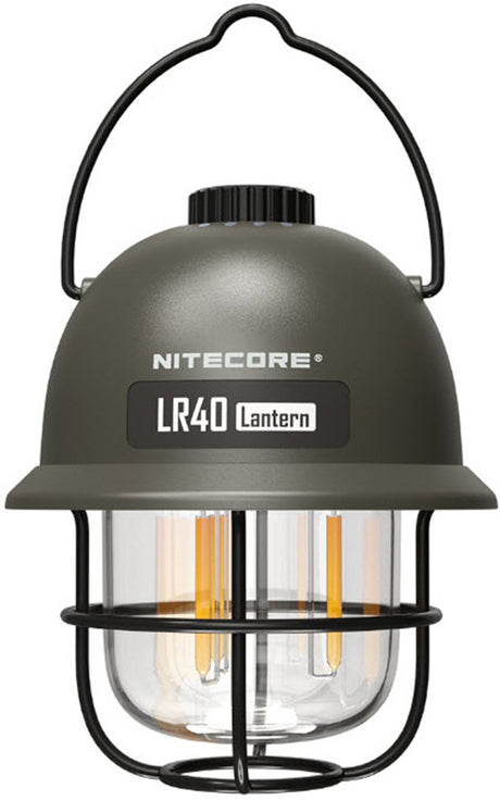 Latarnia Nitecore LR40 z możliwością ładowania, w kolorze wojskowej zieleni