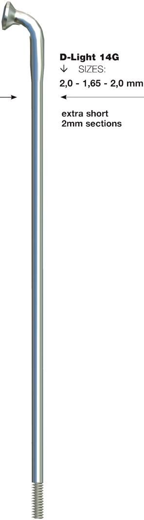 Szprycha Sapim d-light szprycha d-loght sst db 2x1,65x258mm b