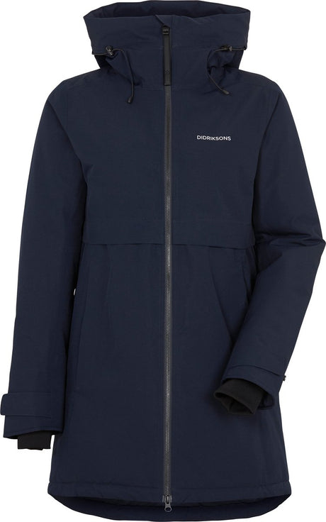Damska kurtka outdoorowa Didriksons helle wns parka 6 - ciemnoniebieski