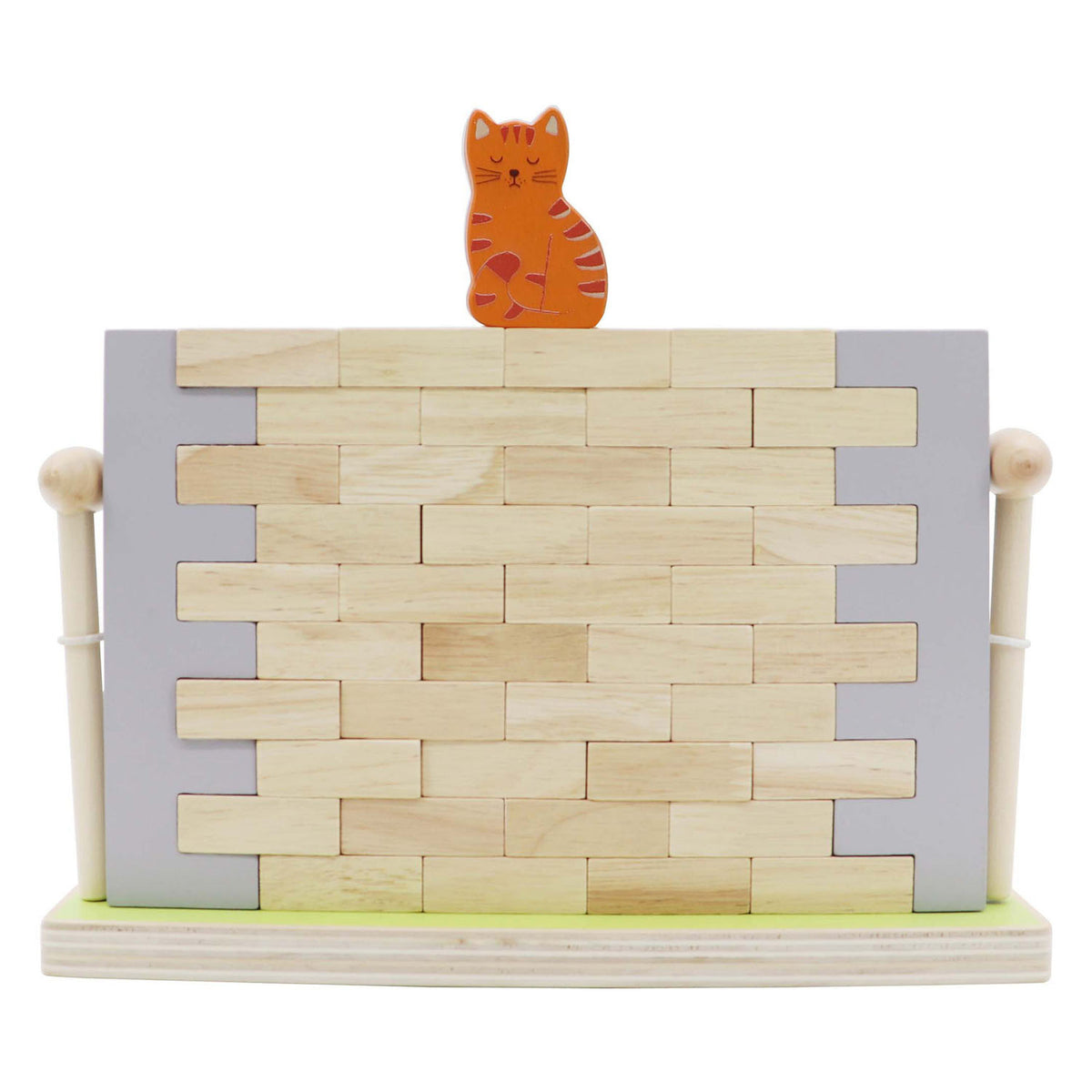 Houten blokken muur balansspel, 44dlg.