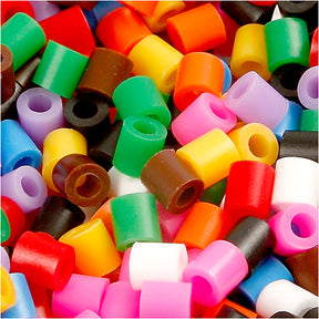 Firma Creativ https: www.cchobby.nl koraliki do naprasowania-5x5-mm-rozmiar dziurki-2-5-mm-średni-standard-kolory-5000-sztuka-1-wiadro
