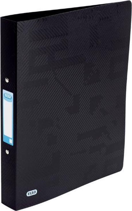 Segregator kołowy Elba oxford urban a4 40mm 2-pierścieniowy nieprzezroczysty czarny