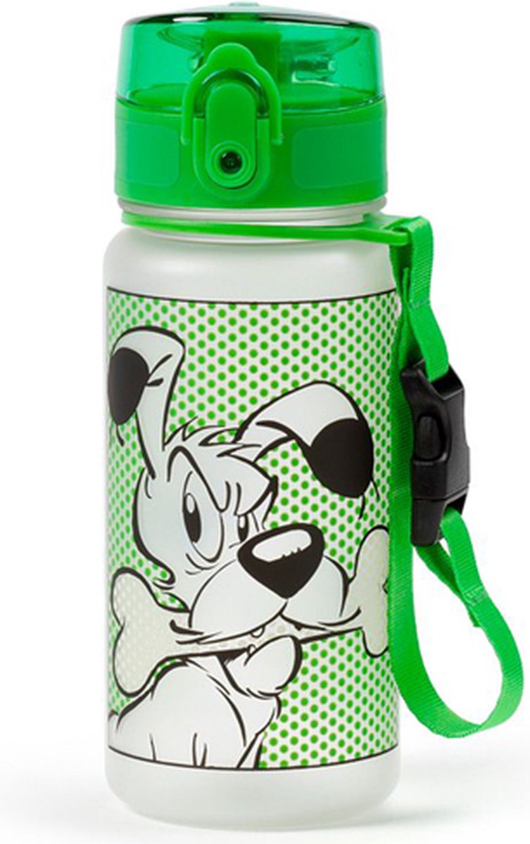 Butelka do picia dla dzieci Puckator idefix (dogmatix) asterix pop top 350ml odporna na stłuczenie