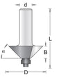 Akcesoria Hikoki Frez kątowy Hikoki trzpień 31,8mm=8mm+łożysko