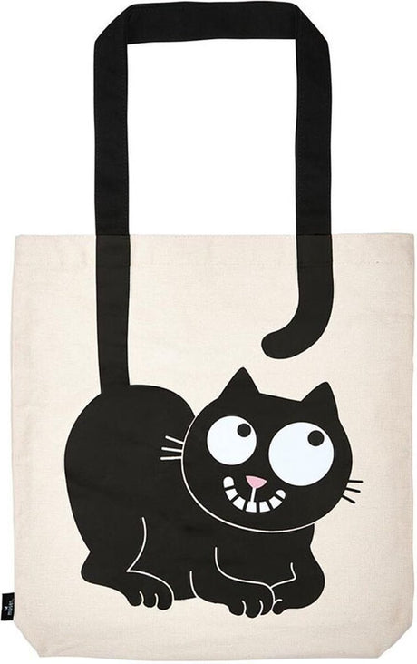 Niemarkowa, bawełniana torba sans marque ed the cat, duża, 39x42cm
