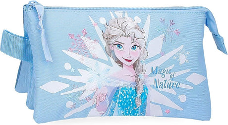 Piórnik Jim Jam Piórnik Disney Kraina Lodu, 3 przegródki zapinane na 2 zamki