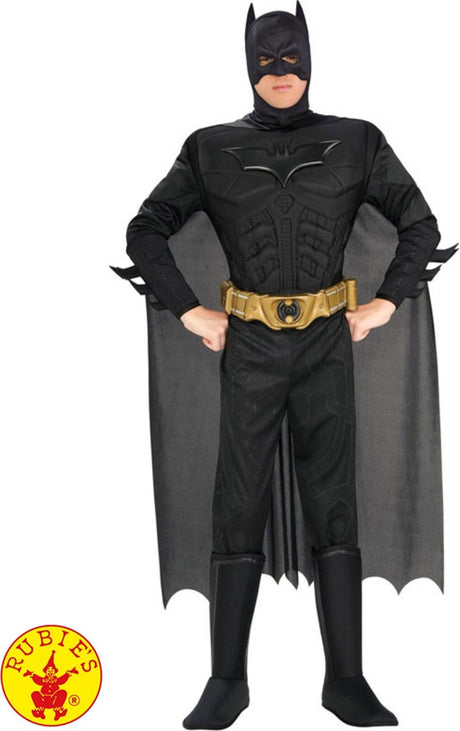 Kostium Rubies Batman Dark Knight Powstaje Deluxe dla dorosłych XL - odzież karnawałowa