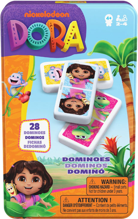 Wiruj mistrzowskie gry dora - domino - w puszce
