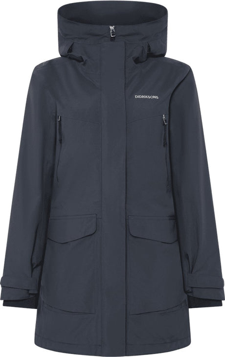 Didriksons felia wns parka dames outdoorjas - dark night blue 44