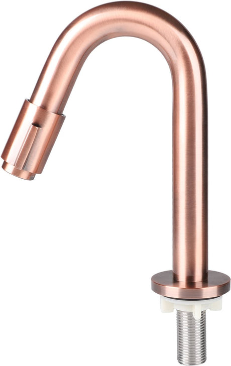 Bateria fontannowa Differnz zakrzywiona 19 cm w kolorze czerwonej miedzi
