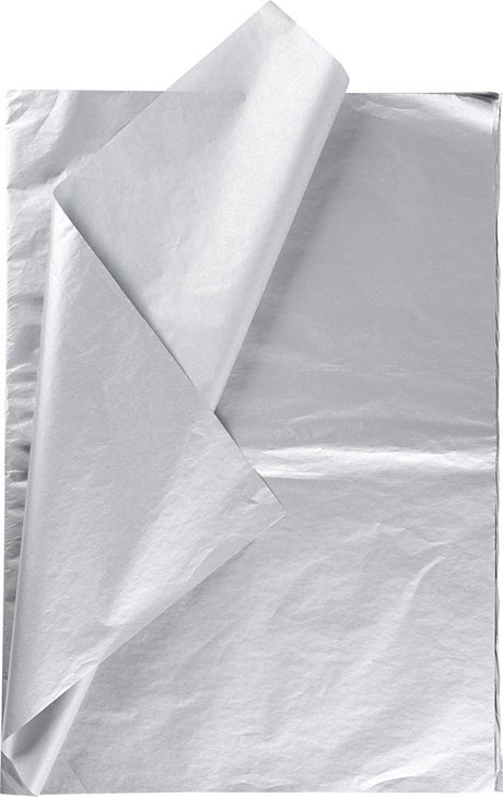 Creativ Company Tissue Paper Silver 6 Arkusze 14 gr, 50 x 70 cm