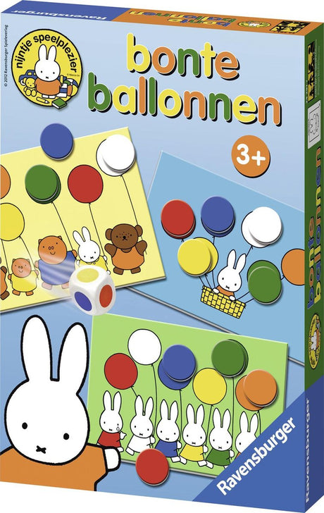 Kolorowe baloniki Ravensburger Miffy - gra edukacyjna