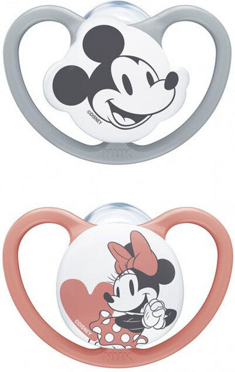 Nuk space disney smoczki dla niemowląt 2 szt. 18+ m