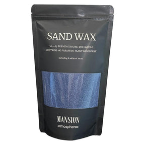 Wosk piaskowy Mansion Atmosfera ciemnoniebieski 500g worek strunowy z 8 knotami