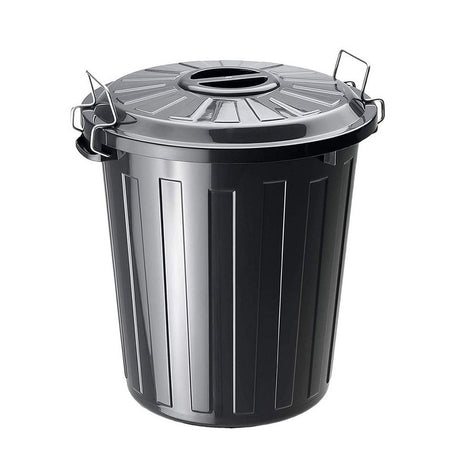 Podstawowy kosz na śmieci Rotho 25l czarny