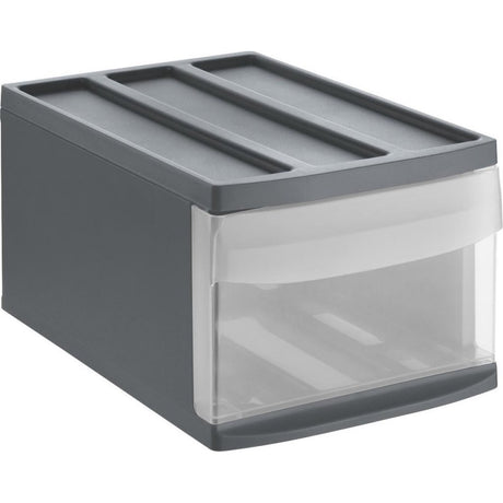 Komoda designerska Rotho systemix 39,5x25,5x20,3 cm antracyt