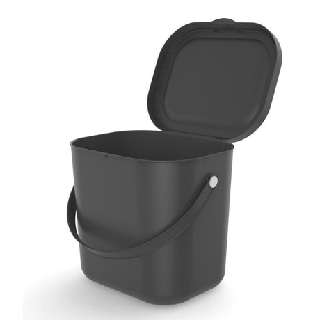 Separatory odpadów Rotho albula - kosz na odpady organiczne - 6l - czarny