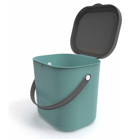 Separatory odpadów Rotho albula - kosz na odpady organiczne - 6l - ciemnozielony