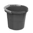 Wiadro codzienne Rotho ze skalą 10l, antracytowe
