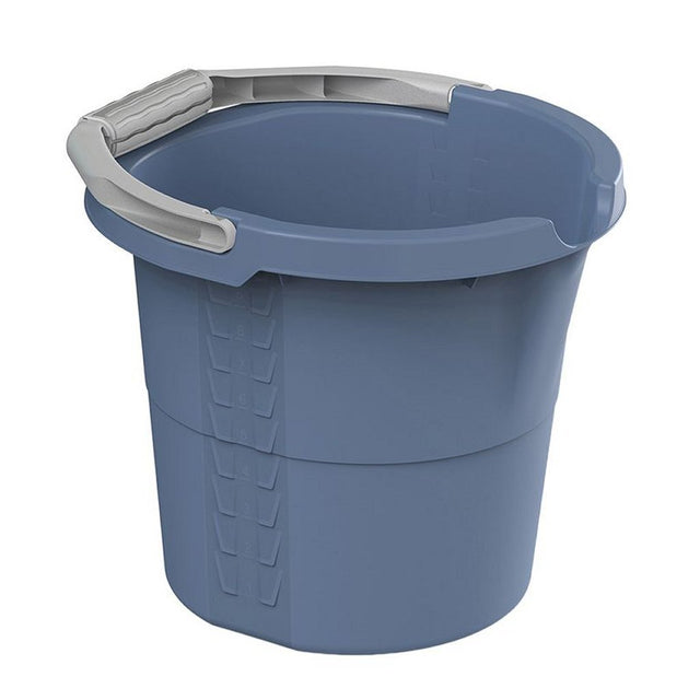 Wiadro codzienne Rotho ze skalą 10l Horizon Blue