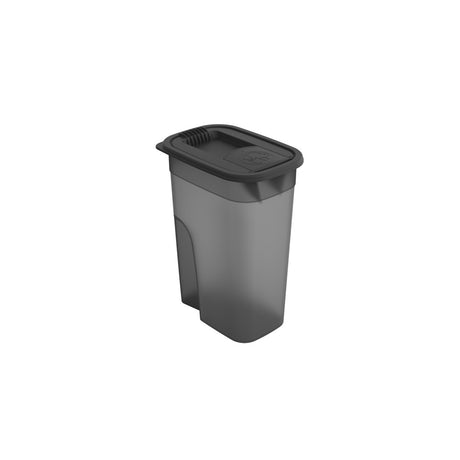 Pojemnik na karmę dla zwierząt domowych Rotho Flo 4,1 l, antracytowy, przezroczysty