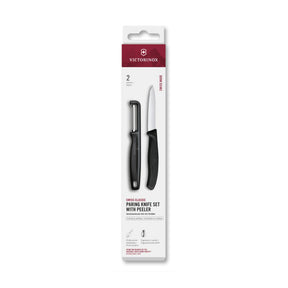 Nóż do obierania Victorinox + obieraczka czarne