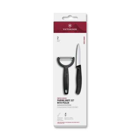 Nóż do obierania Victorinox + Y-peeler czarny