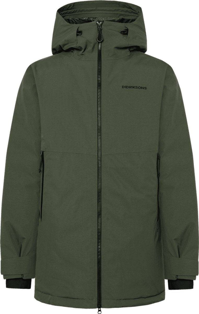 Didriksons tempest usx parka heren outdoorjas - deep green s