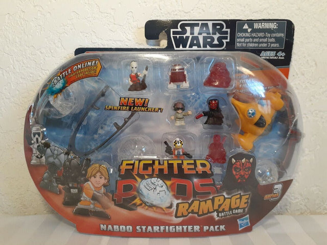 Myśliwce Hasbro Star Wars Szał Bitwa Gra Naboo Starfighter.