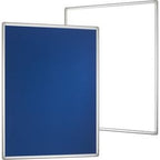 Tablica multiboard franken pro, tablica ogłoszeń niebiesko-biała