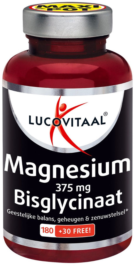 Lucovitaal magnesium 375 mg bisglycinaat 210 tabletten