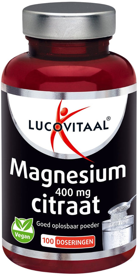 Lucovitaal magnesium 400 mg citraat poeder (100 doseringen)