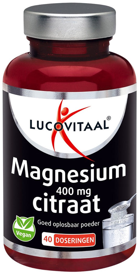 Lucovitaal magnesium 400 mg citraat poeder (40 doseringen)